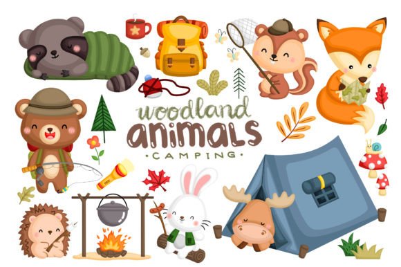 Download Animal and Camping Clipart - Cute Animal - Cute animal Collection