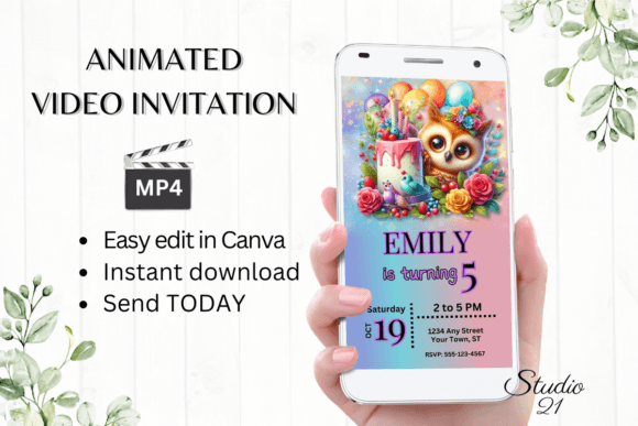 Download Cute Animal Birthday Invitation - Cute animal Collection