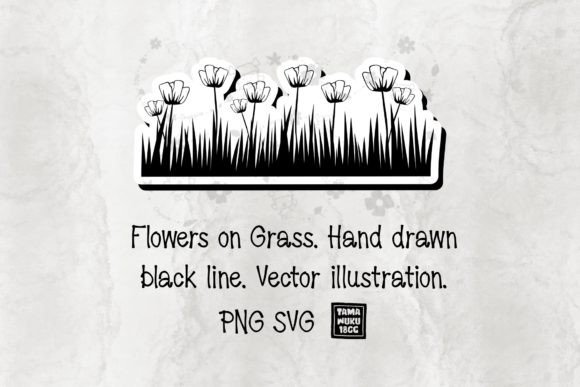 Download Flowers on Grass PNG SVG - Grass png Collection