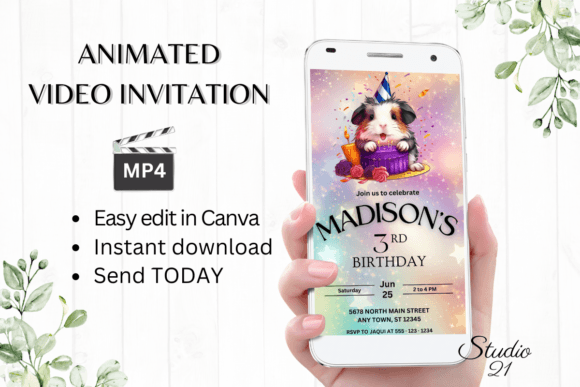 Download Cute Animal Birthday Invitation - Cute animal Collection