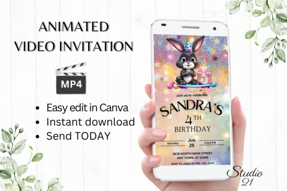 Download Cute Animal Birthday Invitation - Cute animal Collection