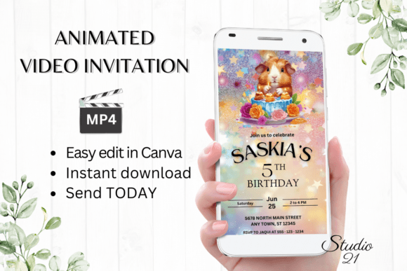 Download Cute Animal Birthday Invitation - Cute animal Collection